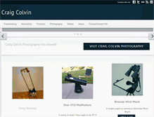 Tablet Screenshot of craigcolvin.com